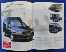 Lade das Bild in den Galerie-Viewer, Ford Fiesta Courier Kombi Kastenwagen - Prospekt Brochure + Preisliste 02.1996