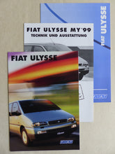 Lade das Bild in den Galerie-Viewer, Fiat Ulysse MJ 2000 - Prospekt Brochure + Daten + Preisliste 11.1999