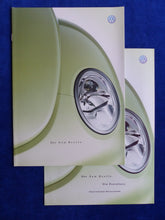 Lade das Bild in den Galerie-Viewer, VW New Beetle MJ 1999 - Prospekt Brochure + Preisliste 10.1998