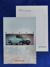 Lade das Bild in den Galerie-Viewer, Toyota HiAce Transporter Kasten Combi 1997 - Prospekt Brochure + Daten 04.1996