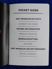 Lade das Bild in den Galerie-Viewer, Jeep Wrangler MJ 2019 Vorteile Intern Verkäufer-Info - Prospekt Brochure 08.2018