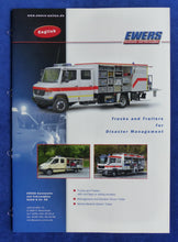 Lade das Bild in den Galerie-Viewer, Ewers Trucks & Trailers for Disaster Management 2011 - Prospekt Brochure 06.2010