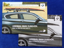 Lade das Bild in den Galerie-Viewer, BMW 1er 2er X1 Original Zubehör MJ 2018 - Prospekt Brochure + Preisliste 07.2017