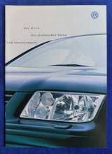 Lade das Bild in den Galerie-Viewer, VW Bora Limousine MJ 2001 - Prospekt Brochure + Daten & Ausstattungen 04.2000