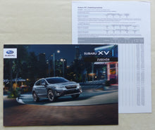 Lade das Bild in den Galerie-Viewer, Subaru XV Zubehör MJ 2021 - Prospekt Brochure + Preisliste 01.2021