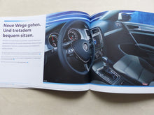 Lade das Bild in den Galerie-Viewer, VW e-Golf Golf mit Elektromotor MJ 2016 - Prospekt Brochure + Preisliste 02.2016