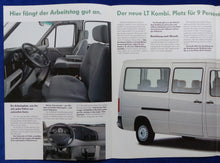 Lade das Bild in den Galerie-Viewer, VW LT Kombi TDI MJ 1997 - Prospekt Brochure + Daten & Ausstattungen 09.1996