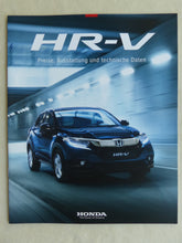 Lade das Bild in den Galerie-Viewer, Honda HR-V Executive MJ 2019 - Prospekt Brochure + Preisliste 10.2018