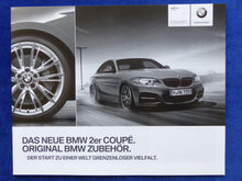 Lade das Bild in den Galerie-Viewer, BMW 2er Coupe Zubehör F22 MJ 2015 - Prospekt Brochure + Preisliste 07.2014
