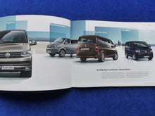 Lade das Bild in den Galerie-Viewer, VW Bus T6 Multivan Colour Concept Edition MJ 2017 - Prospekt Brochure 11.2016