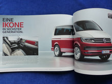 Lade das Bild in den Galerie-Viewer, VW Bus T6 Multivan Generation Six Edition 30 MJ 2016 - Prospekt Brochure 11.2015