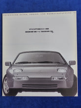 Lade das Bild in den Galerie-Viewer, Porsche 928 S4 GT MJ 1991 - Prospekt Brochure + Daten + Preise 02.1991
