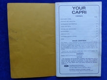 Lade das Bild in den Galerie-Viewer, Ford 1974 Capri V6 - Owner's Manual US-Betriebsanleitung Handbuch 04.1974 USA