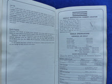 Lade das Bild in den Galerie-Viewer, Ford 1974 Capri V6 - Owner's Manual US-Betriebsanleitung Handbuch 04.1974 USA