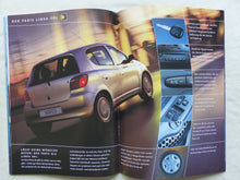 Lade das Bild in den Galerie-Viewer, Toyota Yaris MJ 1999 - Prospekt Brochure + Daten + Preisliste 03.1999