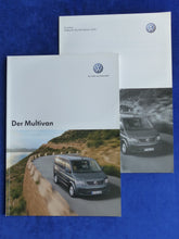 Lade das Bild in den Galerie-Viewer, VW Bus T5 Multivan Highline MJ 2008 - Prospekt Brochure + Preisliste 05.2007