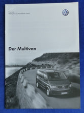 Lade das Bild in den Galerie-Viewer, VW Bus T5 Multivan Highline MJ 2008 - Prospekt Brochure + Preisliste 05.2007