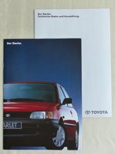 Lade das Bild in den Galerie-Viewer, Toyota Starlet MJ 1992 - Prospekt Brochure + Daten & Ausstattungen 07.1991