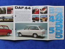 Lade das Bild in den Galerie-Viewer, DAF 55 44 33 Variomatic PKW MJ 1970 - Prospekt Brochure 08.1969