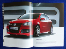Lade das Bild in den Galerie-Viewer, VW Golf GTI Edition 30 MJ 2008 - Prospekt Brochure + Preisliste 05.2007