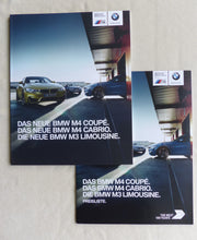 Lade das Bild in den Galerie-Viewer, BMW M4 Coupe Cabrio M3 Limousine MJ 2017 - Prospekt Brochure + Preisliste 7.2016