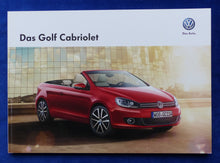 Lade das Bild in den Galerie-Viewer, VW Golf Cabrio Exclusive MJ 2013 - Prospekt Brochure 10.2012
