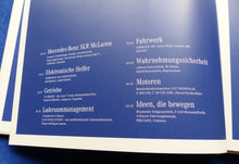 Lade das Bild in den Galerie-Viewer, Mercedes Ignition SLR McLaren E-Klasse AMG MJ 2004 - Hardcover Prospekt 08.2003