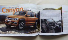 Lade das Bild in den Galerie-Viewer, VW Amarok V6 Canyon Aventura MJ 2018 - Prospekt Brochure + Preisliste 01.2018