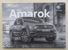 Lade das Bild in den Galerie-Viewer, VW Amarok V6 Canyon Aventura MJ 2018 - Prospekt Brochure + Preisliste 01.2018