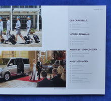 Lade das Bild in den Galerie-Viewer, VW Bus T6 Caravelle Edition MJ 2018 - Prospekt Brochure + Preisliste 01.2018