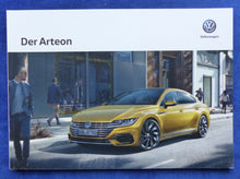 Lade das Bild in den Galerie-Viewer, VW Arteon MJ 2019 - Prospekt Brochure 07.2018