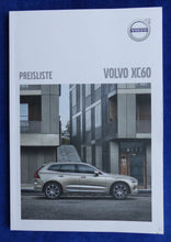 Lade das Bild in den Galerie-Viewer, Volvo XC60 Diesel Hybrid T8 MJ 2019 - Prospekt Brochure + Preisliste 02.2018