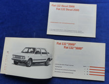 Lade das Bild in den Galerie-Viewer, Fiat 132 MJ 1979 - Betriebsanleitung Bedienung Handbuch 05.1978