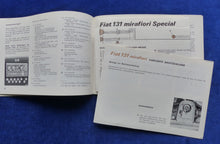 Lade das Bild in den Galerie-Viewer, Fiat 131 mirafiori 1975 - Betriebsanleitung Elektrik-Schaltplan Handbuch 12.1974