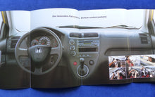 Lade das Bild in den Galerie-Viewer, Honda Civic 3-Türer - Prospekt Brochure + Daten & Ausstattungen 04.2002