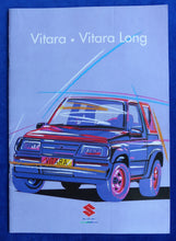 Lade das Bild in den Galerie-Viewer, Suzuki Vitara Limousine Long Cabrio MJ 1992 - Prospekt Brochure 08.1991