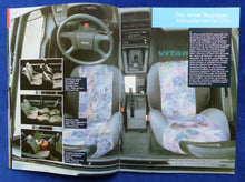 Lade das Bild in den Galerie-Viewer, Suzuki Vitara Limousine Long Cabrio MJ 1992 - Prospekt Brochure 08.1991