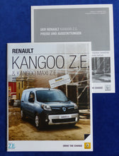 Lade das Bild in den Galerie-Viewer, Renault Kangoo Z.E. MJ 2014 - Prospekt Brochure + Preisliste 09.2013