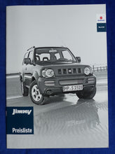 Lade das Bild in den Galerie-Viewer, Suzuki Jimny MJ 2011 - Prospekt Brochure + Preisliste 01.2011