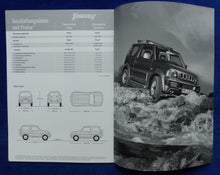Lade das Bild in den Galerie-Viewer, Suzuki Jimny MJ 2011 - Prospekt Brochure + Preisliste 01.2011