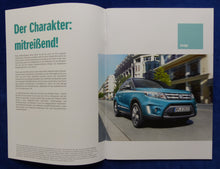 Lade das Bild in den Galerie-Viewer, Suzuki Vitara MJ 2015 - Prospekt Brochure + Preisliste 03.2015