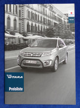 Lade das Bild in den Galerie-Viewer, Suzuki Vitara MJ 2015 - Prospekt Brochure + Preisliste 03.2015