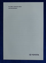 Lade das Bild in den Galerie-Viewer, Toyota RAV4 MJ 1995 - Prospekt Brochure + Daten & Ausstattungen 06.1994