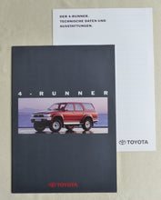 Lade das Bild in den Galerie-Viewer, Toyota 4-Runner MJ 1994 - Prospekt Brochure + Daten & Ausstattungen 10.1993