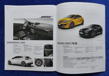 Lade das Bild in den Galerie-Viewer, Renault Megane Coupe R.S. Bose MJ 2014 - Prospekt Brochure + Preisliste 02.2014