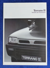 Lade das Bild in den Galerie-Viewer, Nissan Terrano II MJ 1994 - Prospekt Brochure + Daten & Ausstattungen 08.1993