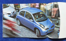 Lade das Bild in den Galerie-Viewer, Nissan Micra MJ 2004 - Prospekt Brochure + Preisliste 09.2003