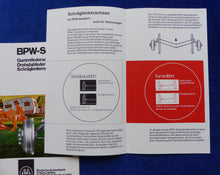 Lade das Bild in den Galerie-Viewer, BPW Achsen Gummifederung Wartung Caravan Wohnwagen - Prospekt Brochure 10.1977