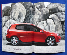 Lade das Bild in den Galerie-Viewer, VW Golf GTI MJ 2009 - Prospekt Brochure + Daten + Preisliste 05.2008