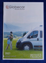 Lade das Bild in den Galerie-Viewer, Globecar Reisemobile 2021 Elegance - Prospekt Brochure + Preisliste 08.2020